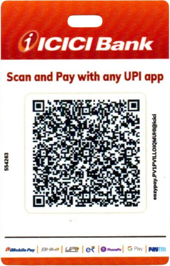Donate via UPI QR